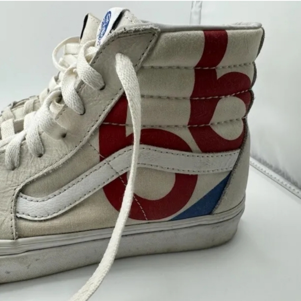 Vans Hi-Top Deck Club White Shoes - Skate - Size 7 M / 8.5 W - Picture 3 of 7
